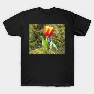 mouse with a tulip T-Shirt